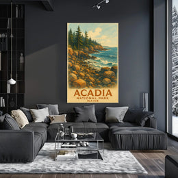 Acadia National Park Maine Poster