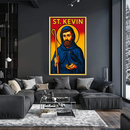 St. Kevin Iconography Poster
