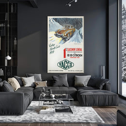Rallye Monte Carlo 1959 Victory Poster