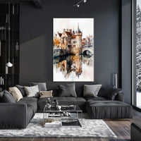 Belgium Ghent Gravensteen Castle View Poster