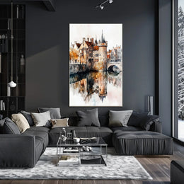 Belgium Ghent Gravensteen Castle View Poster