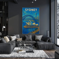 Sydney Skyline Poster