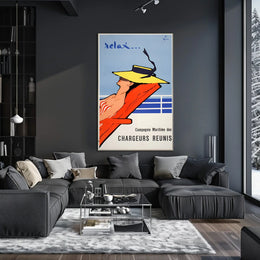 Relax With Chargeurs Réunis Poster