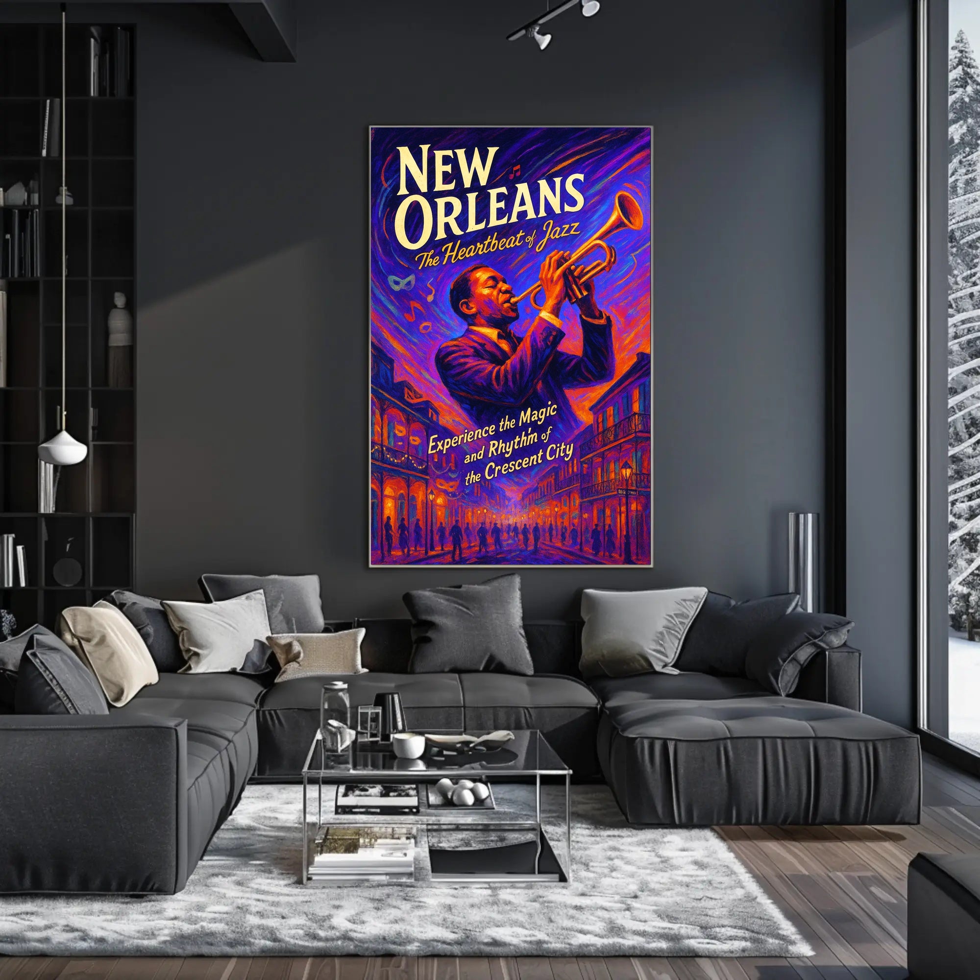 New Orleans The Heartbeat of Jazz Poster PosterGoat