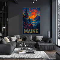 Maine Adventure Poster