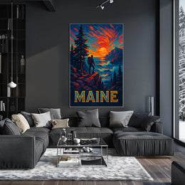 Maine Adventure Poster
