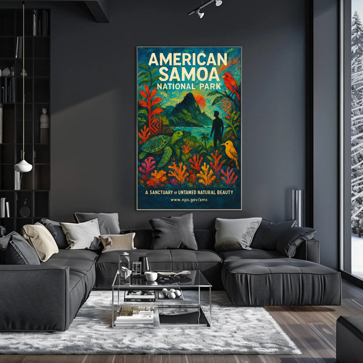 American Samoa Paradise National Park Poster