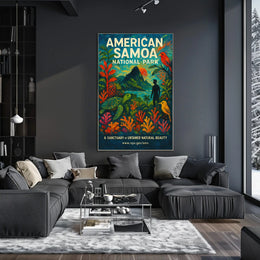 American Samoa Paradise National Park Poster