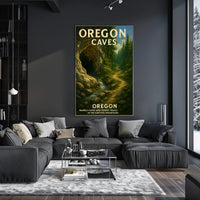 Oregon Marble Caves Poster