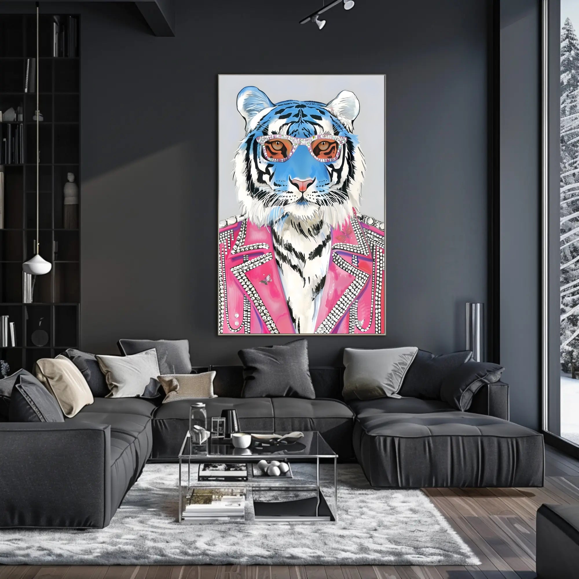 The Stylish Tiger Poster