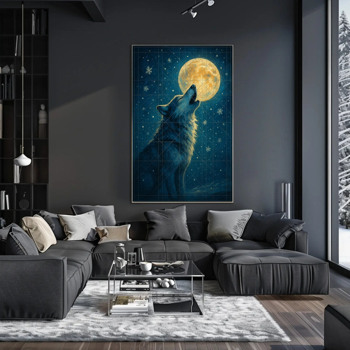 Howling At The Moon Poster