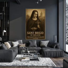 Saint Brigid Of Ireland Poster
