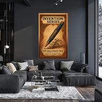 The Ballpoint Pen Invention Series Poster