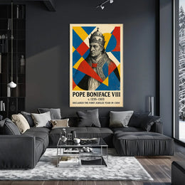 Pope Boniface VIII Historical Religious Art Poster