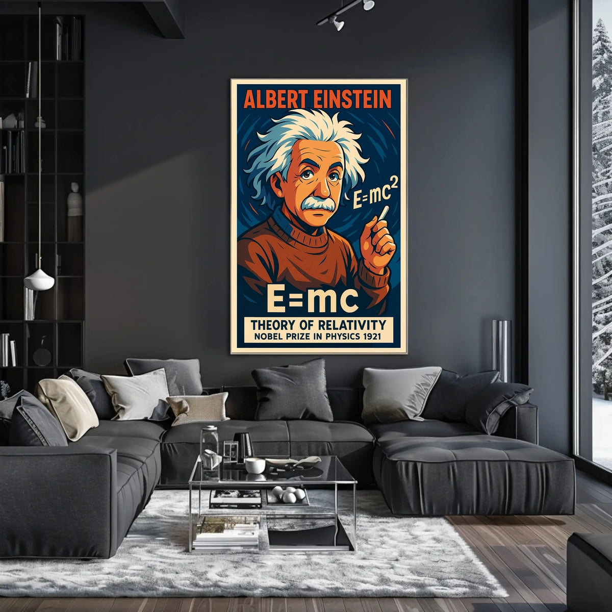 Albert Einstein Theory Of Relativity Poster