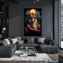 Tiger in Sunglasses Pop Culture Poster