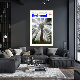 Redwood National Park Scenic Poster Wall Art Print