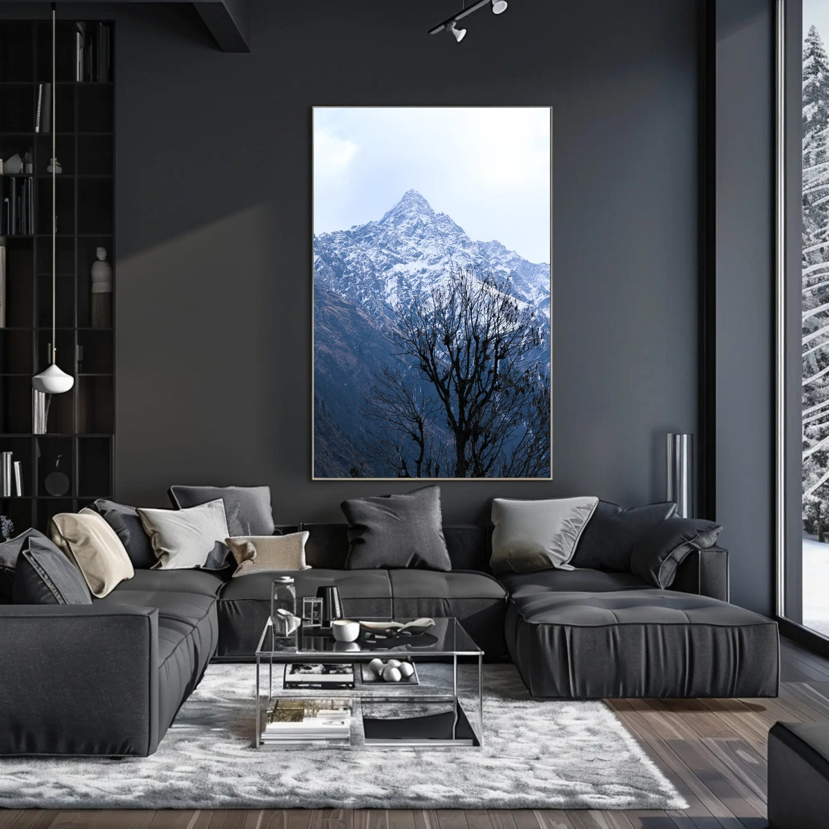 Majestic Mountain Landscape Poster