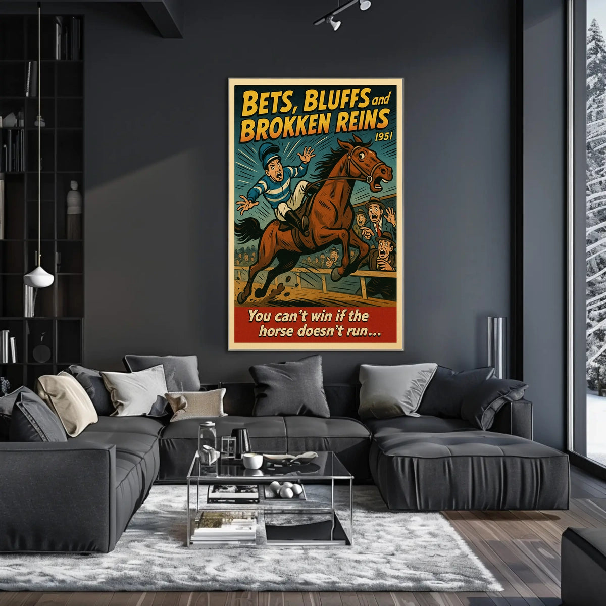 Bets, Bluffs, and Broken Reins Poster