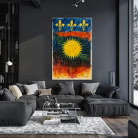 Vibrant Heraldry Poster