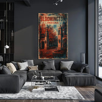 Bloomington, Indiana Poster