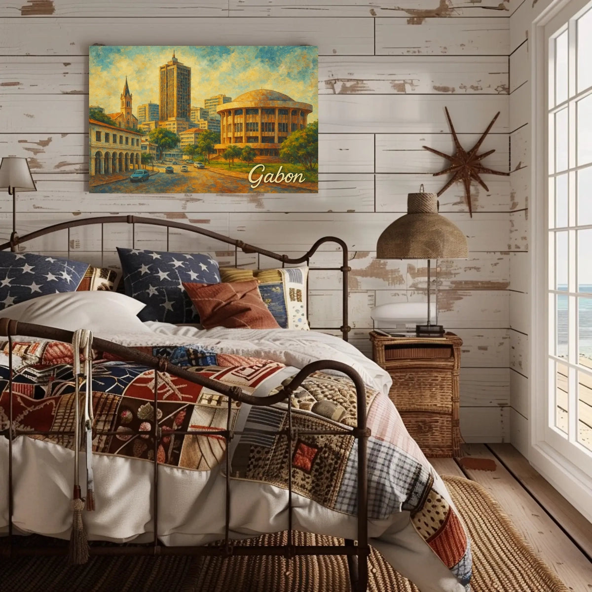 Gabon Cityscape Poster