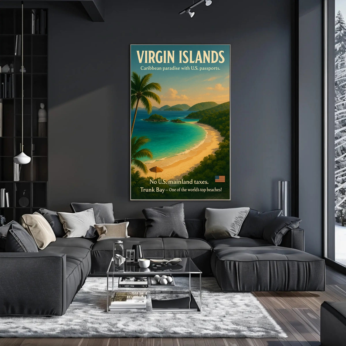 Discover The Virgin Islands Poster