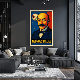 Georges Méliès Cinematic Pioneer Poster
