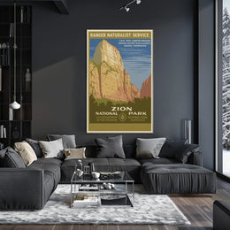 Zion National Park Ranger Programs Poster
