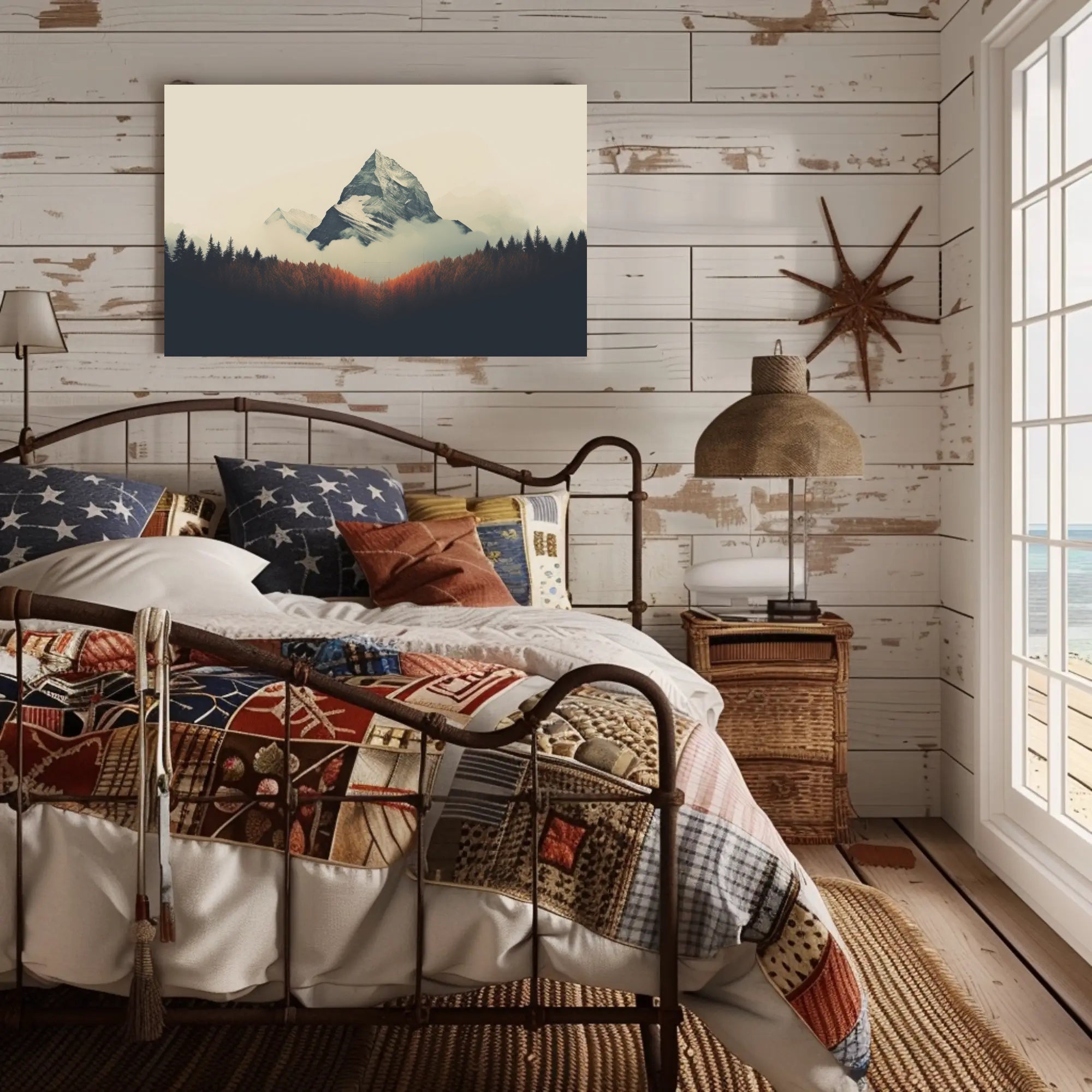 Majestic Mountain Peaks Poster