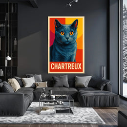 Chartreux Cat Poster