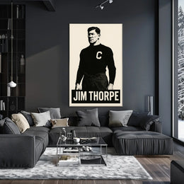 Jim Thorpe Legendary Athlete Poster