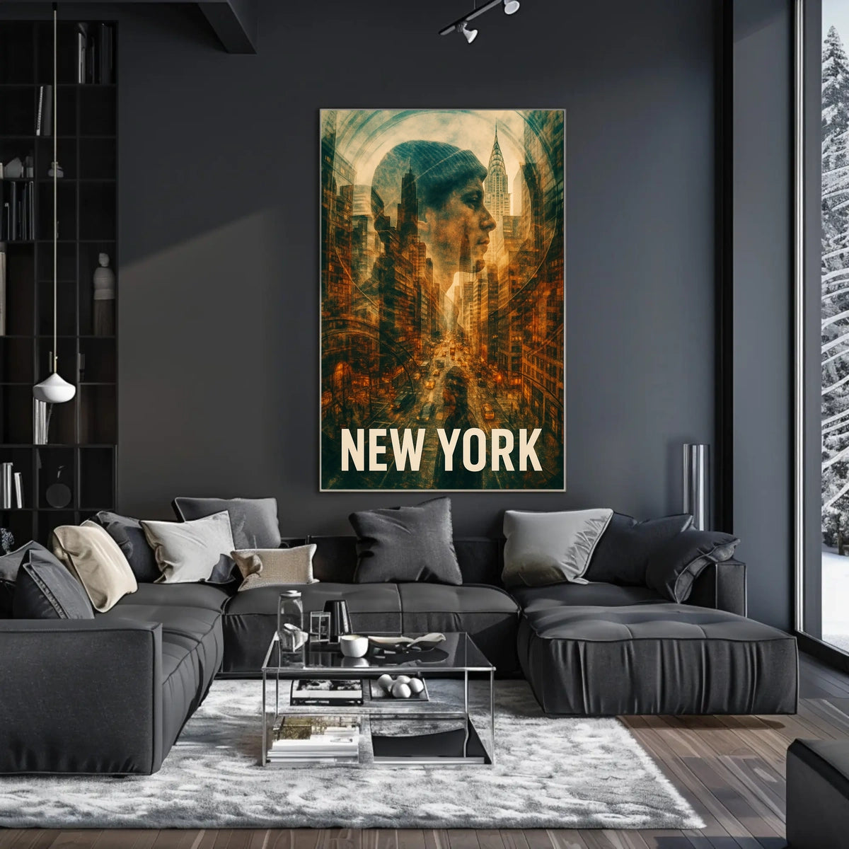 New York Cityscape Poster