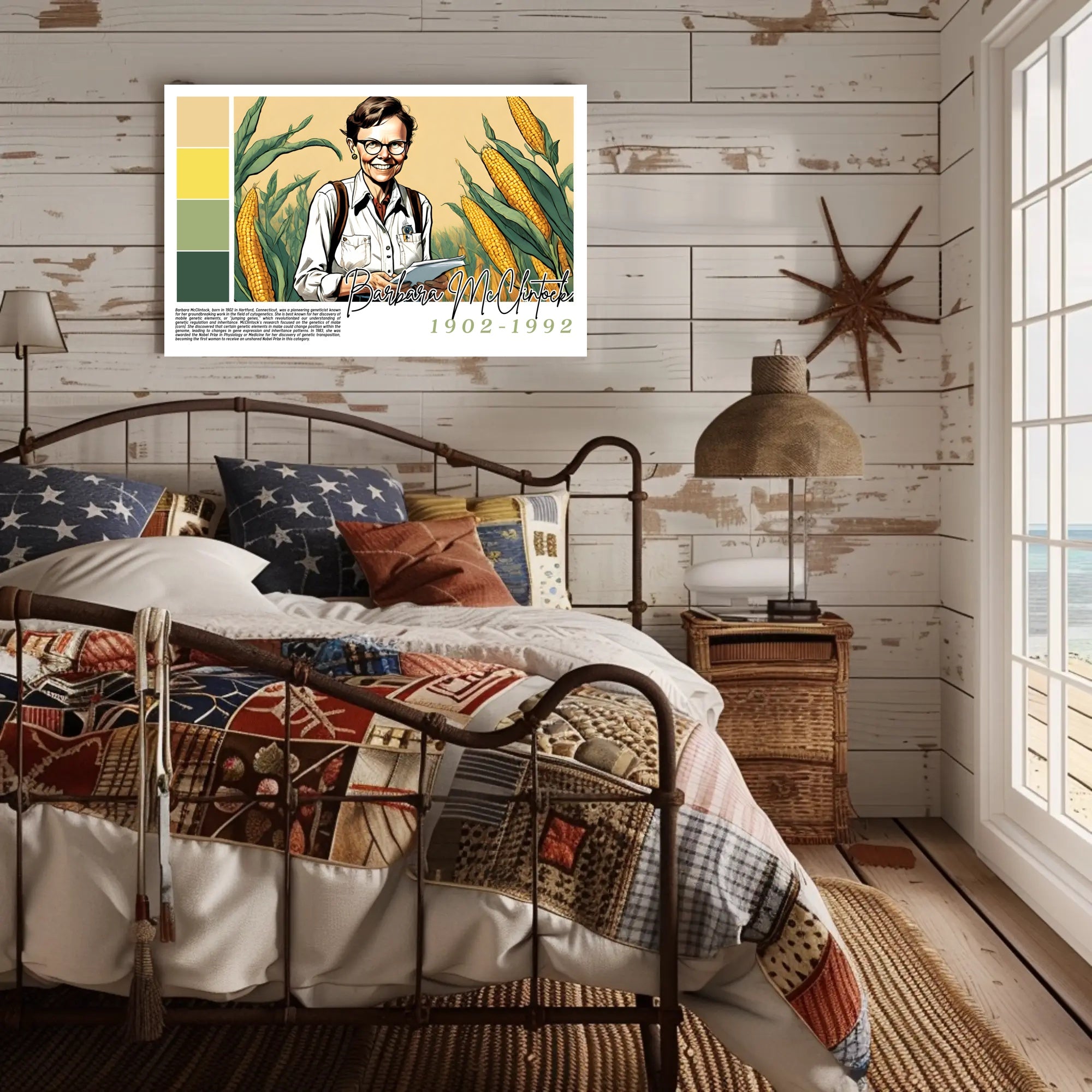 Tribute to a Genetic Pioneer Poster