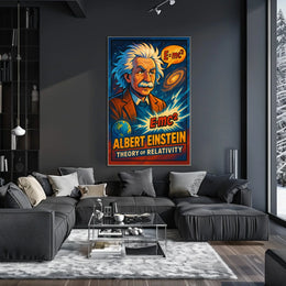Albert Einstein Theory Of Relativity Poster