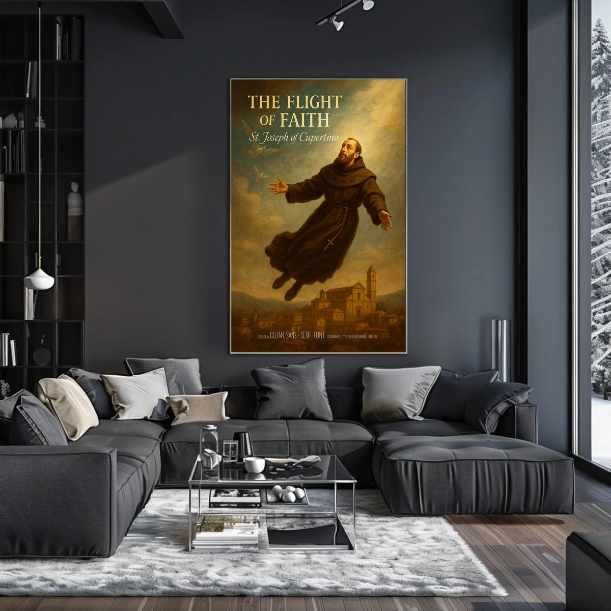 The Flight of Faith St. Joseph of Cupertino Poster
