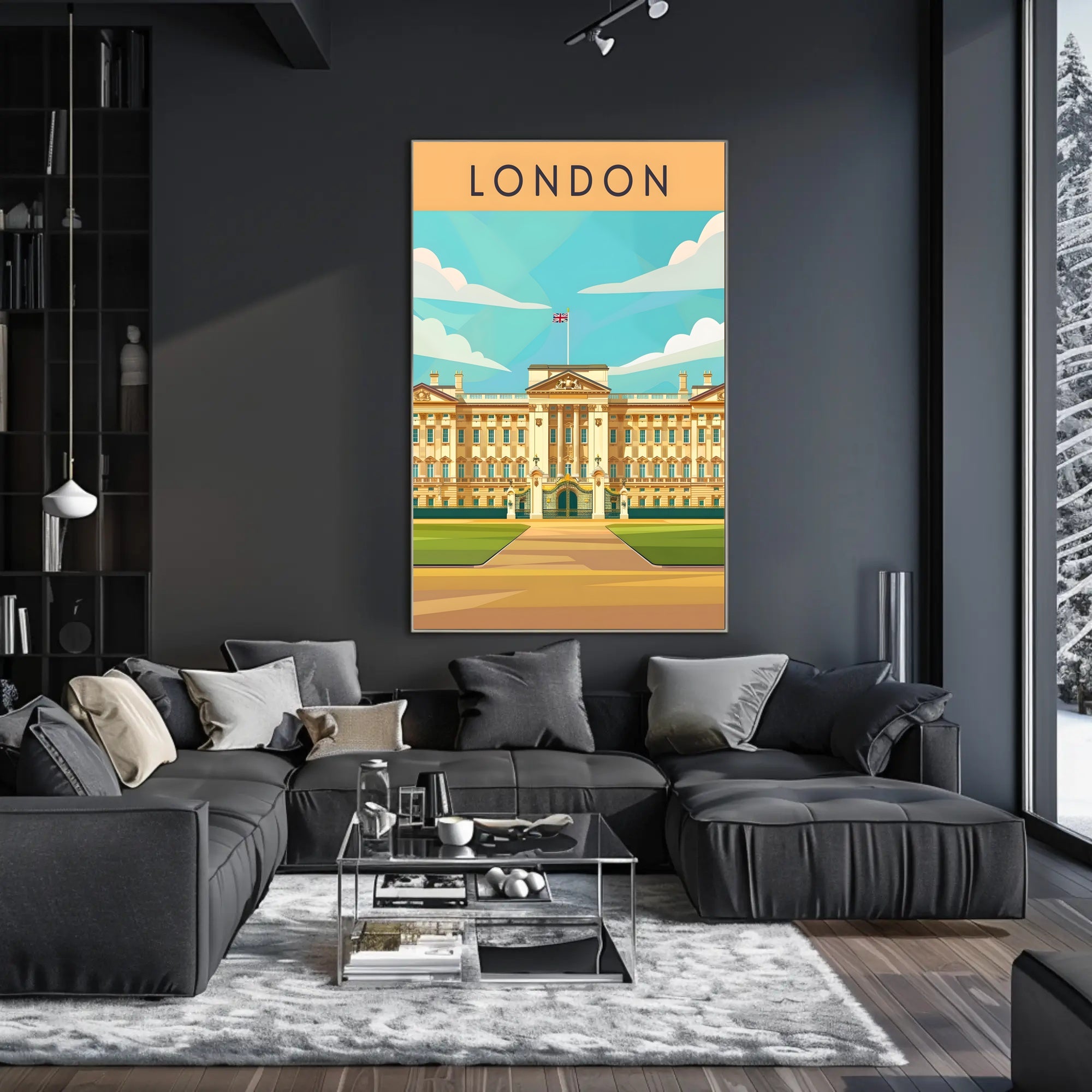 Iconic London Landmark Poster