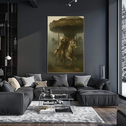 Eerie Carousel Poster