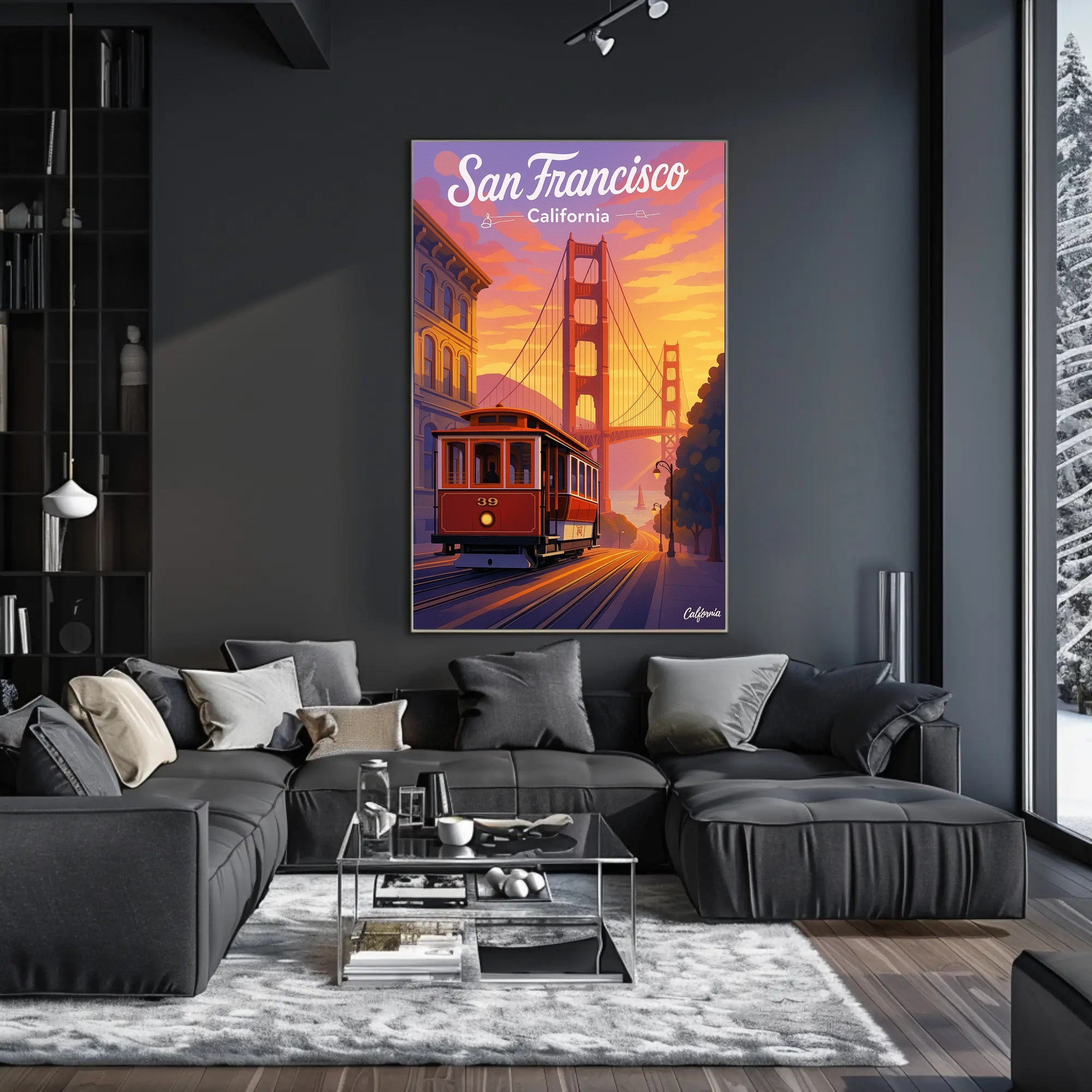 San Francisco California Dream Poster PosterGoat