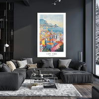 Cape Town Cityscape: Travel Poster PosterGoat