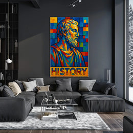 Vibrant History Mosaic Poster