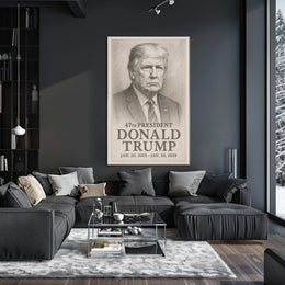 Donald Trump 47th President Poster