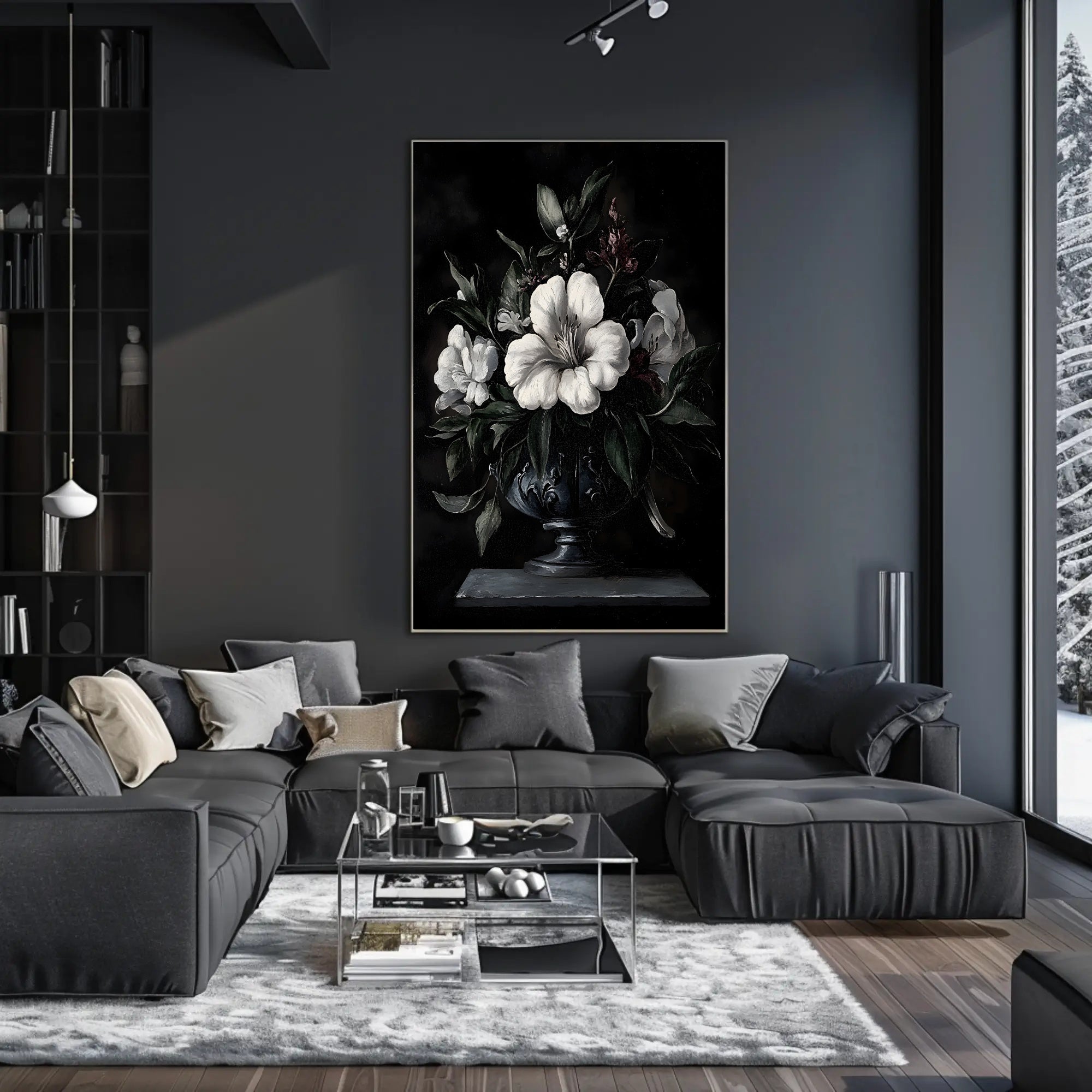 Floral Still Life Art Print: Artistic Poster PosterGoat