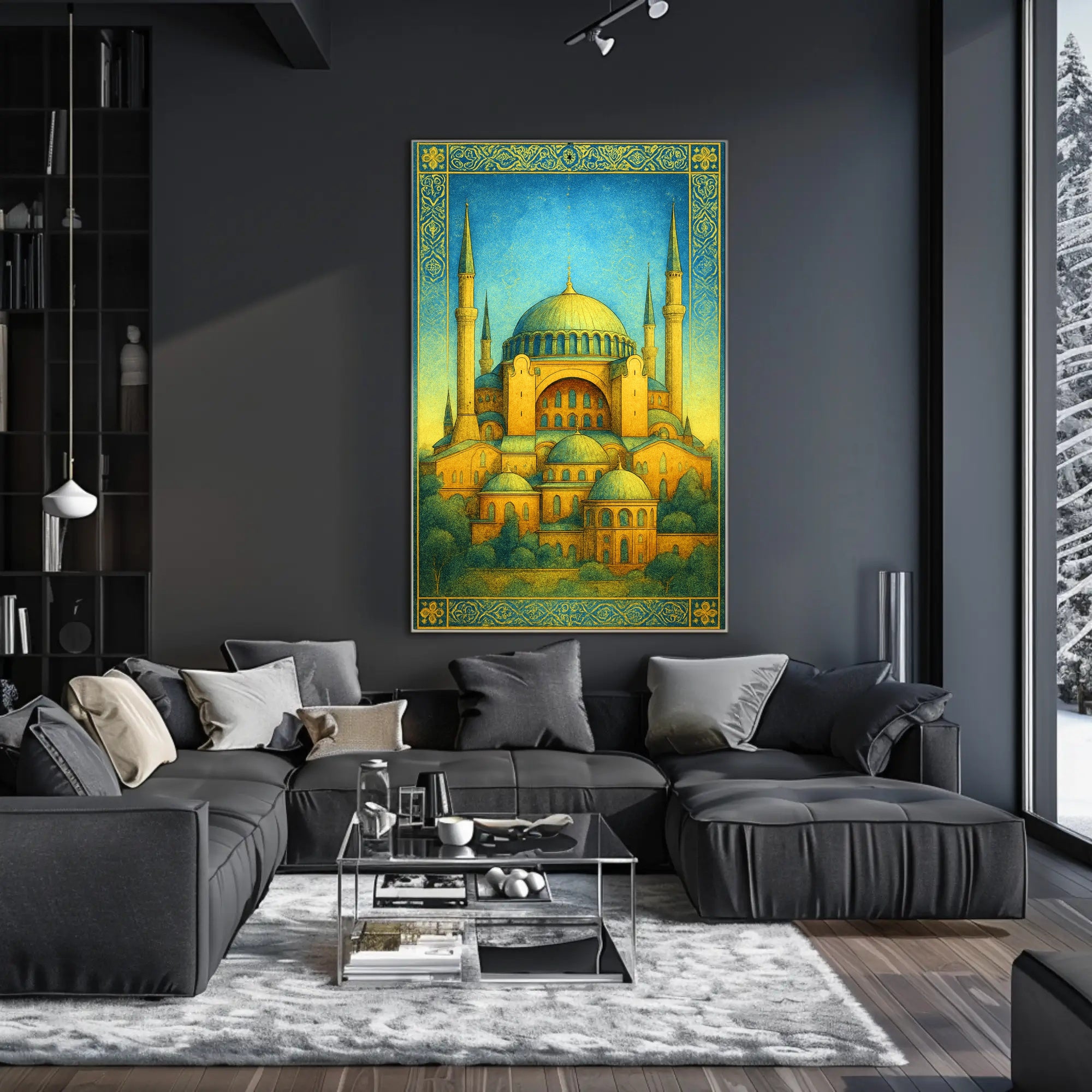 Byzantine Architectural Splendor Poster PosterGoat