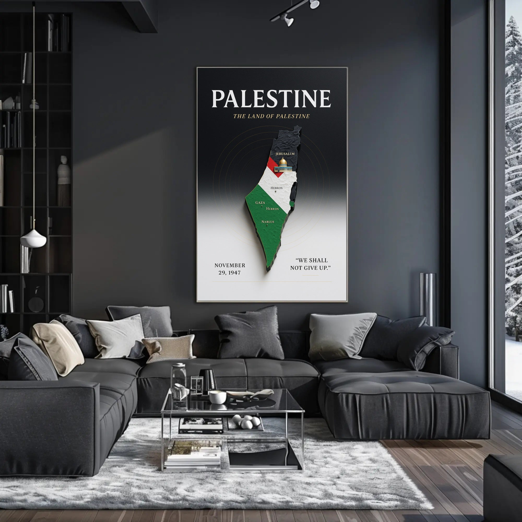 The Land of Palestine Poster PosterGoat