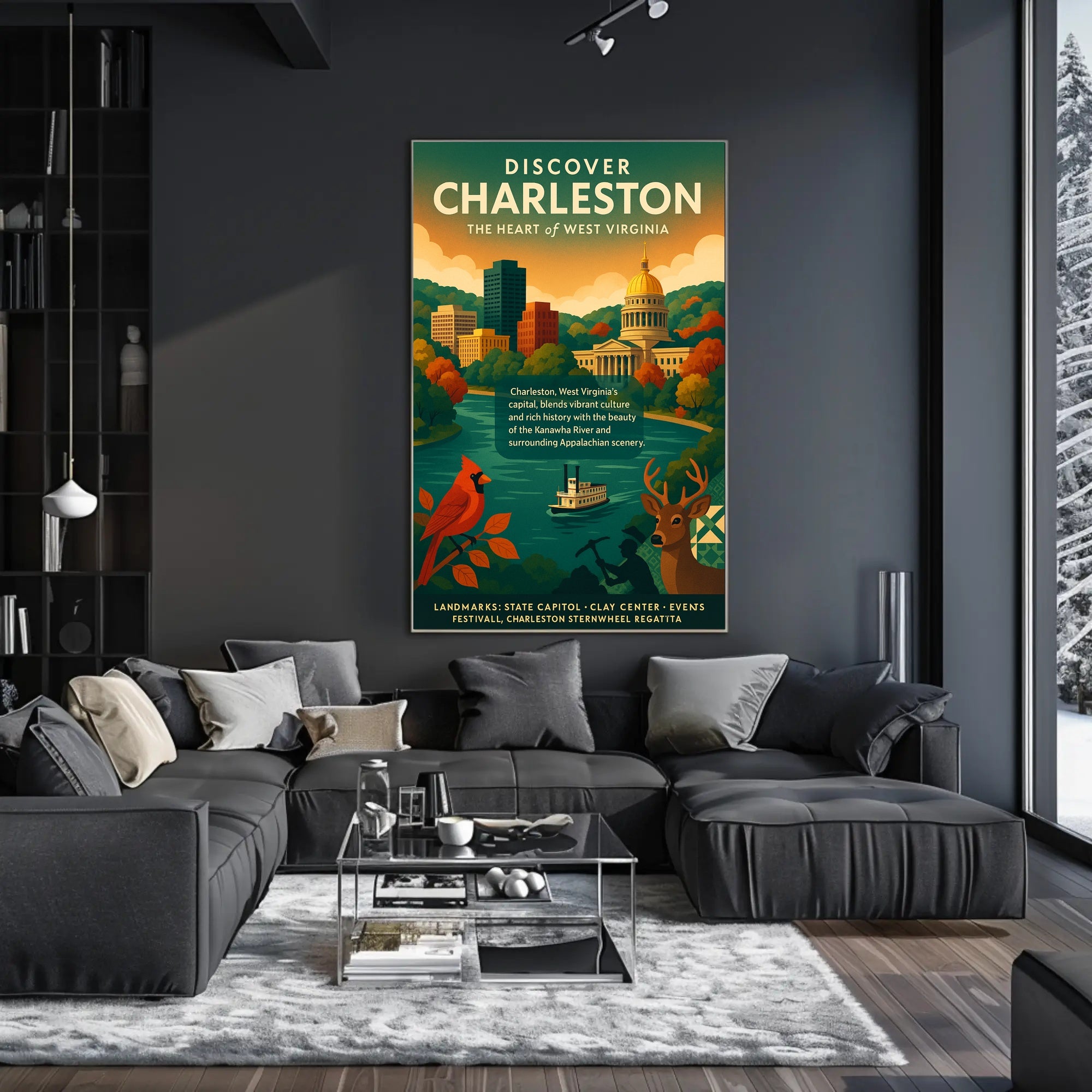 Discover Charleston Poster PosterGoat