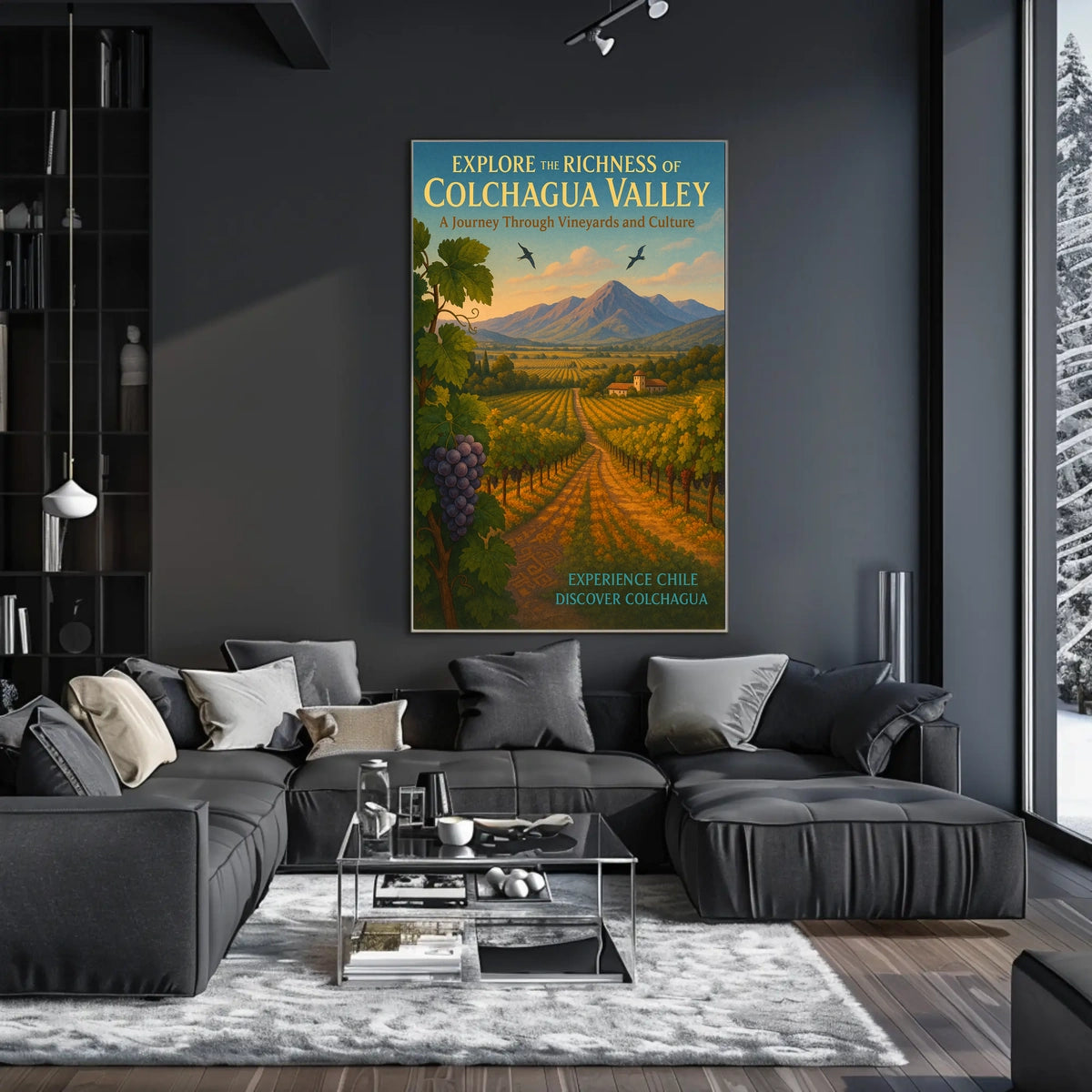 Discover Colchagua A Journey Through Vineyards and Culture Poster