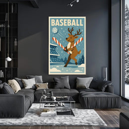 Winter Wonderland Baseball Poster