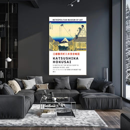 Katsushika Hokusai 36 Views of Mount Fuji Poster