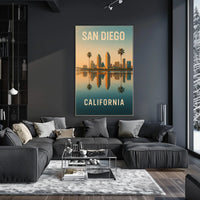 San Diego Skyline Poster
